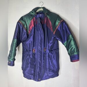 90s jewel tone coat 
be in the current scene